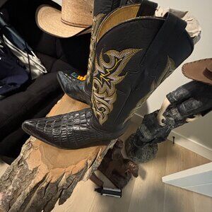 Nile Crocodile Cowboy Boots